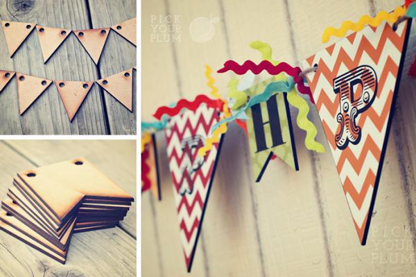 wood banner