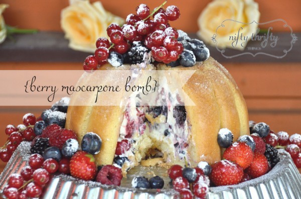 berry mascarpone bomb from {nifty thrifty things}